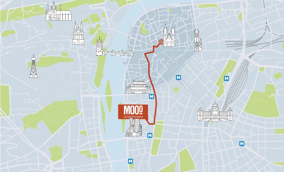 MOOo Downtown | Luxurious apartments in the center of Prague - Old town