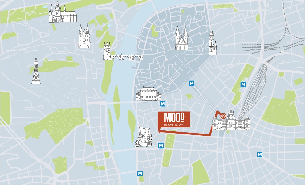 MOOo Downtown | Luxurious apartments in the center of Prague - Wenceslas square